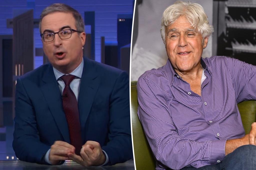 John Oliver responds to Jay Leno slamming late-night TV hosts