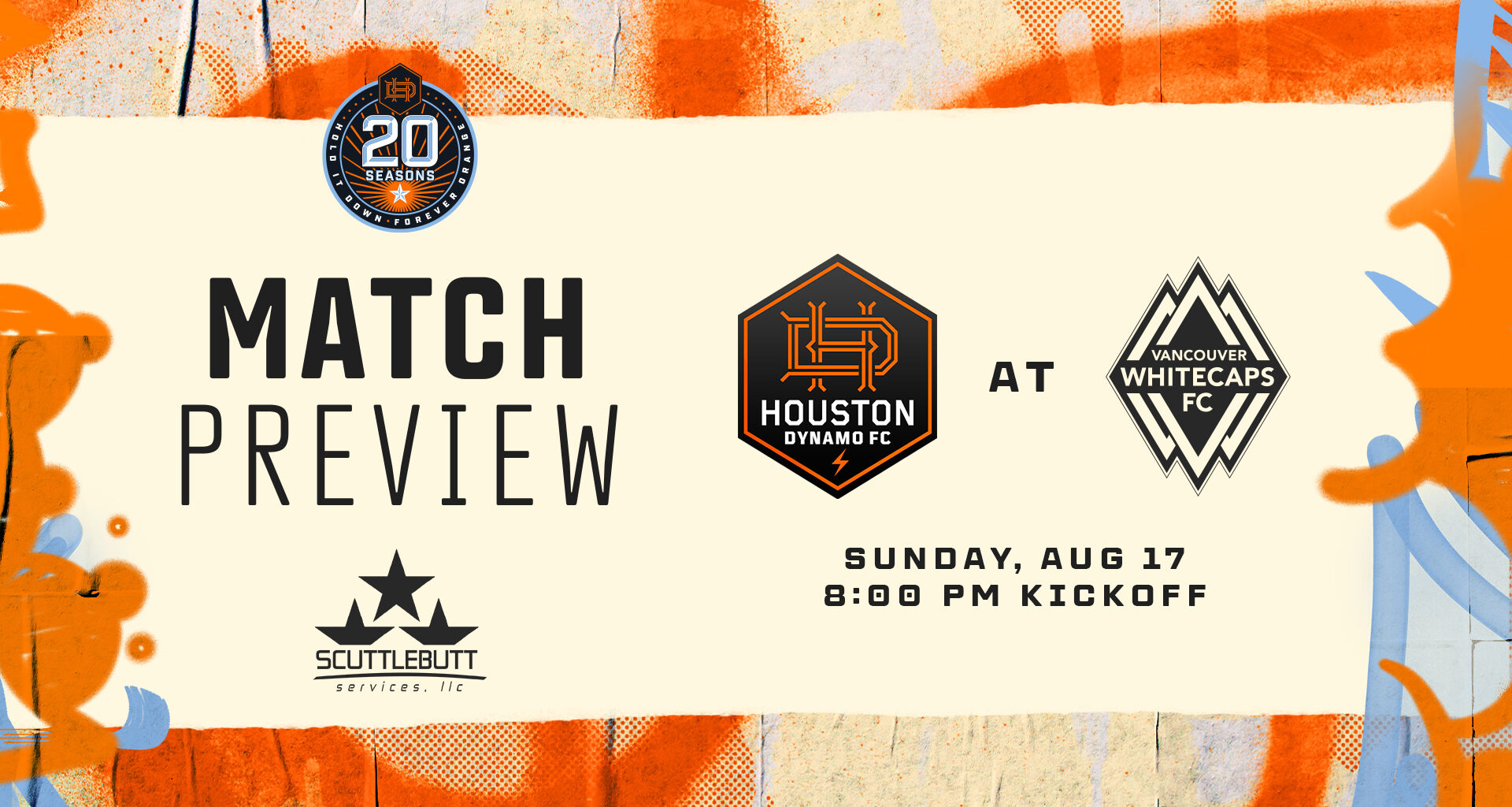 MATCH PREVIEW: Houston Dynamo FC close two-match road stretch at Vancouver Whitecaps FC on Sunday night 