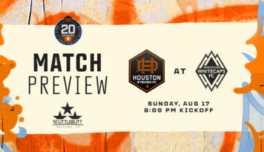 MATCH PREVIEW: Houston Dynamo FC close two-match road stretch at Vancouver Whitecaps FC on Sunday night 
