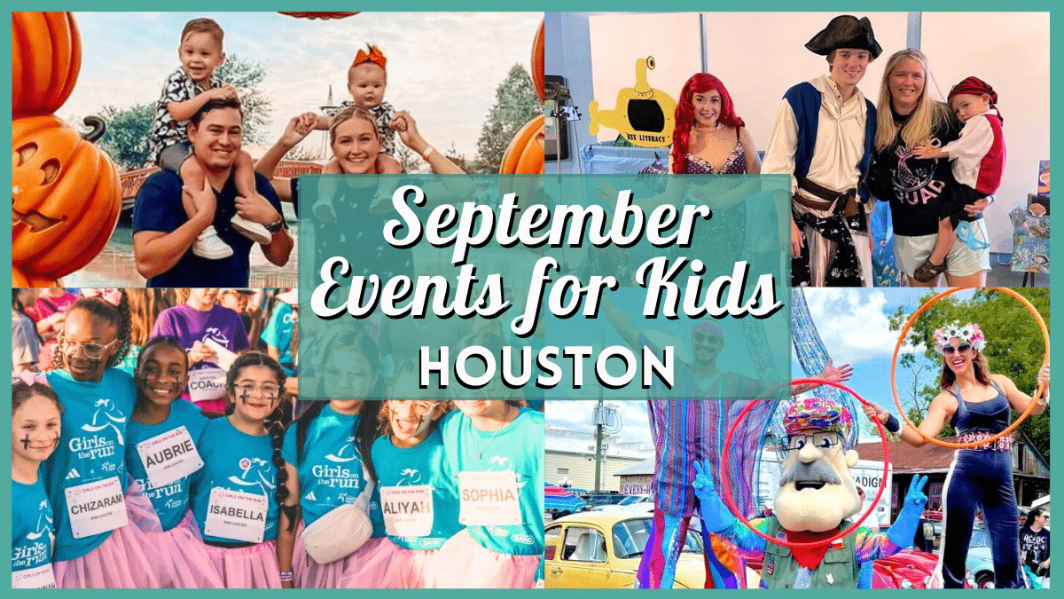 Kids Events in Houston September 2025 - Collage