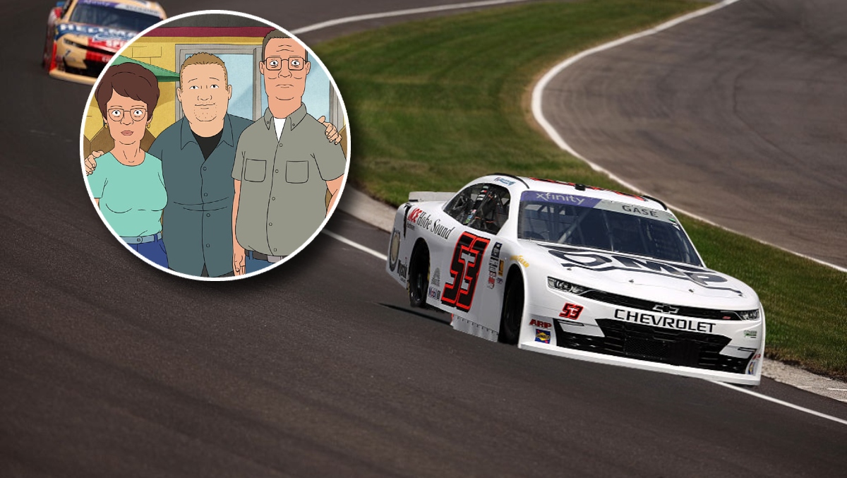 NASCAR Team Unveils Stellar 'King Of The Hill' Paint Scheme