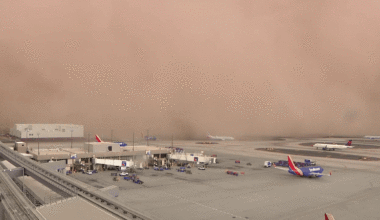 Haboob sweeps across Phoenix knocking out power to thousands causing travel chaos in Arizona