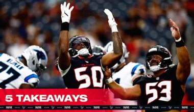 5 Takeaways from Texans 20-3 win over the Panthers