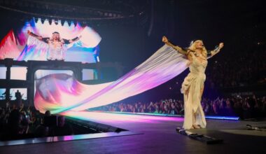 Lady Gaga Gets Emotional Over Fiancé’s Pre-Show Talk at NYC Concert