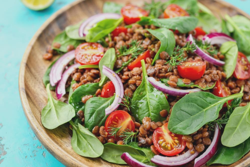 Add lentils to salad for a healthy boost.(Shutterstock)