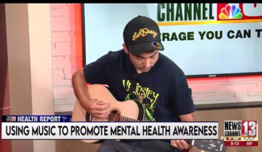 Local musician uses award-winning platform to advocate for mental health