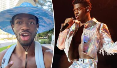 Lil Nas X seen roaming LA streets nearly naked in disturbing video, sent to hospital by cops