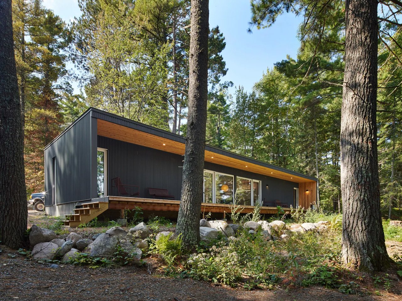 Modern Cabin In Minnesota Is Perfect For Artists & Nature Lovers