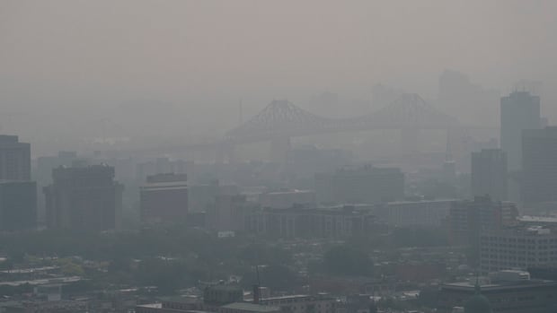 Calm wildfire season in Quebec can't keep the smoke away
