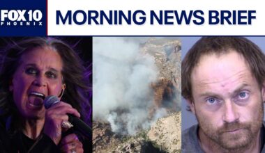 Ozzy Osbourne's cause of death revealed; wildfire forces evacuations northeast of Phoenix l Morning News Brief