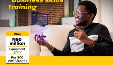 MTN Foundation ICT and Business Skills Training Phase 6 for young Nigerian Entrepreneurs (N90 million in Equipment Grant)