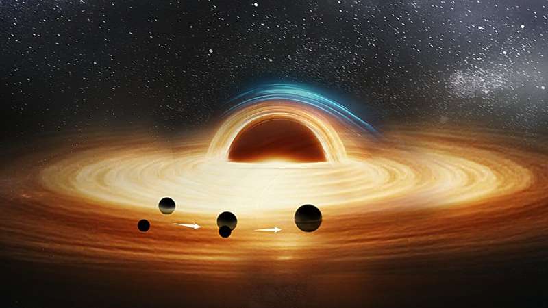 "Mysterious giant" behind binary black holes? Astronomers uncover first evidence of a third compact object
