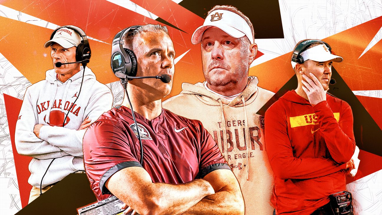 College football hot seats: Brace for blue-blood turnover