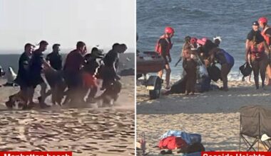 Swimmer dies in NYC beach, another at Jersey Shore