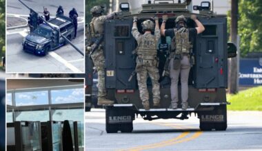 Officer killed in shooting outside CDC HQ in Atlanta by gunman who reportedly blamed COVID vaccine for illness