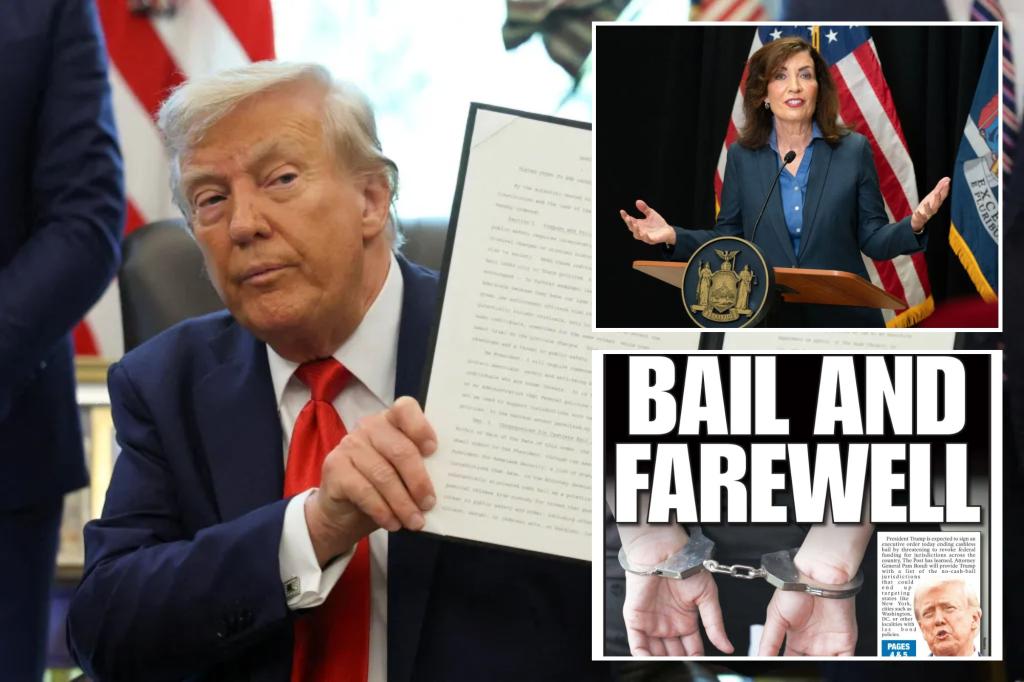 NY sweats out Trump's cashless bail executive order as Hochul blasts admin over funding threats