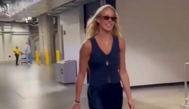 Sophie Cunningham forced to walk to Indiana Fever game in high heels after car breaks down on way to arena