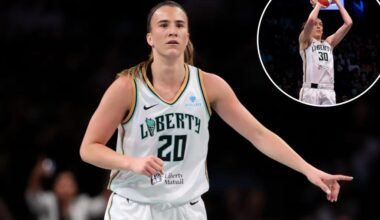 Sabrina Ionescu's late block saves Liberty in narrow win over Sun
