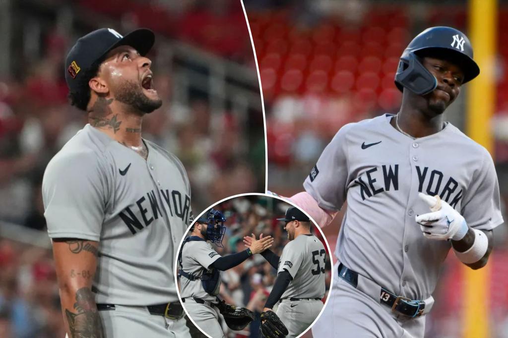 Yankees hang on for much-needed win over Cardinals
