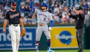 Brandon Nimmo exits early against Nationals in Mets injury worry