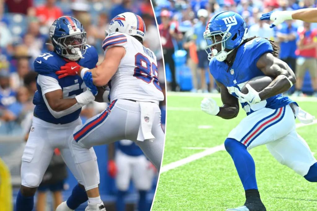 Three takeaways from Giants' preseason opener win