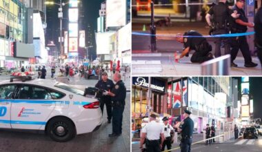 Times Square shooting injures 3, as suspected gunman, 17, is detained: NYPD