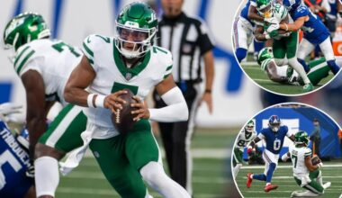 Jets' identity for offense on display during preseason loss to Giants