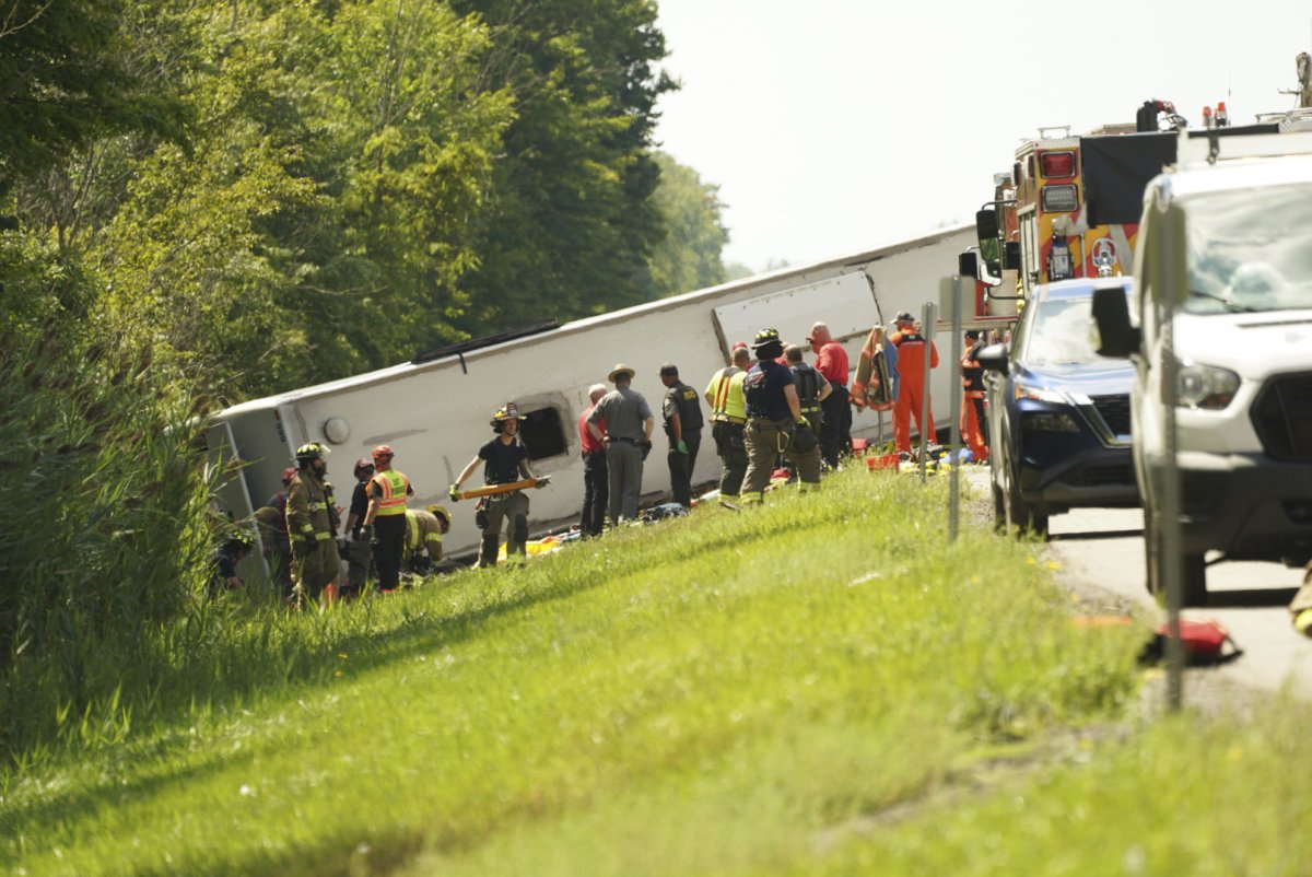 NY bus crash