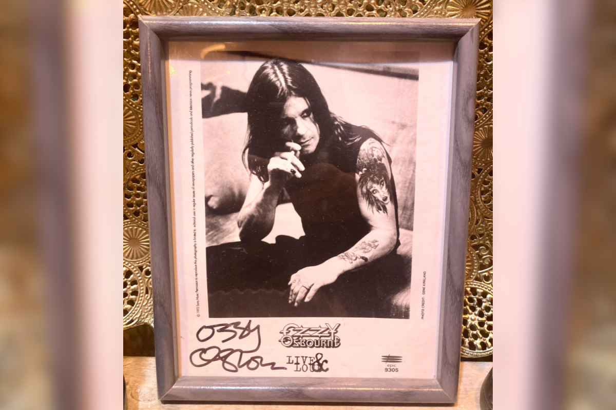 Osbourne signed picture
