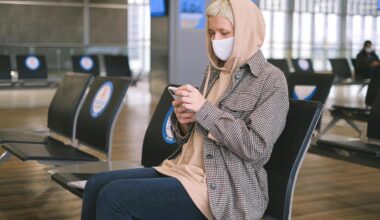 person sitting in airport. telehealth featured image