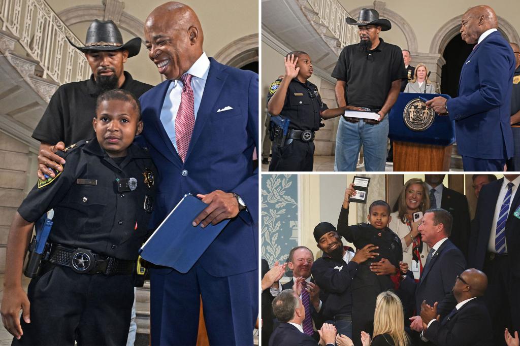 Teen cancer survivor DJ Daniel sworn into Eric Adams NYC administration