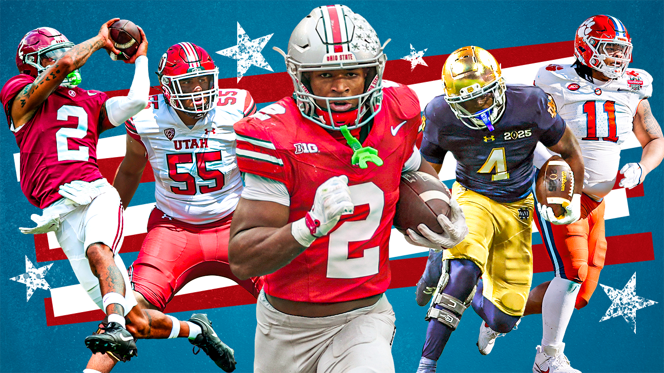 ESPN's 2025 preseason college football All-America team