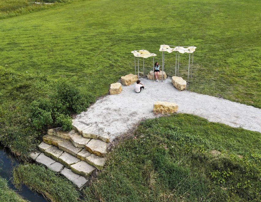 Resin pavilion in Iowa