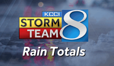 How much fell from overnight storms