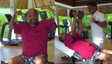 Rajinikanth, at 74, lifts weights and flaunts his fitness in rare workout video