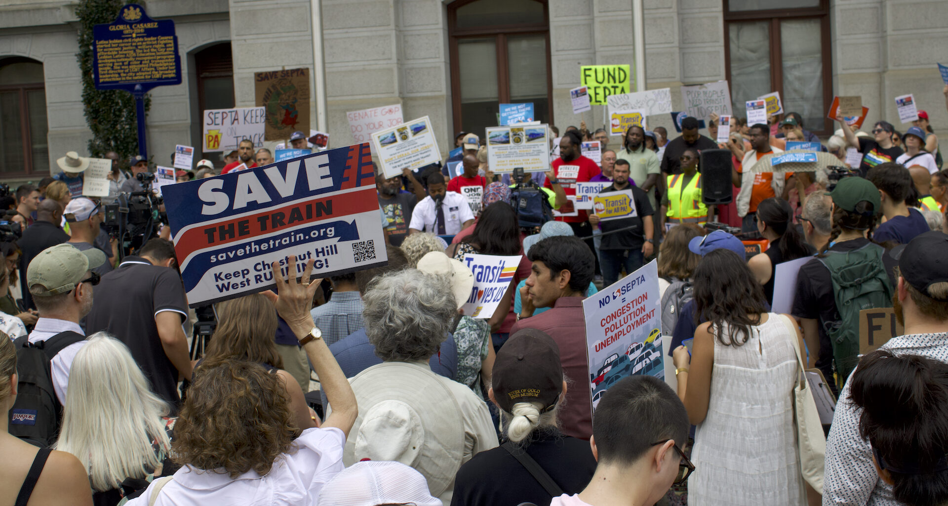 SEPTA riders, lawmakers rally in Philly for transit funding