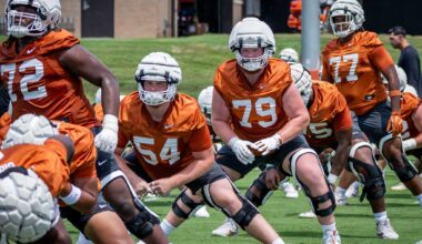New-look Texas offensive line eager to show 'grit'