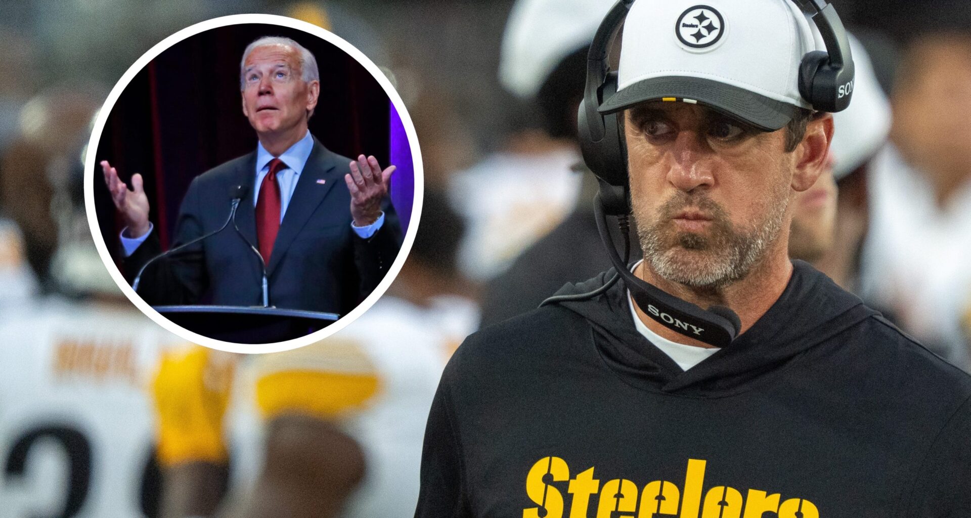 Aaron Rodgers Trolls Joe Biden While Explaining Postgame Stroll