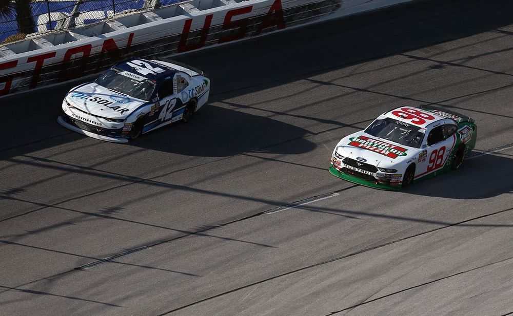 Ross Chastain and Kevin Harvick
