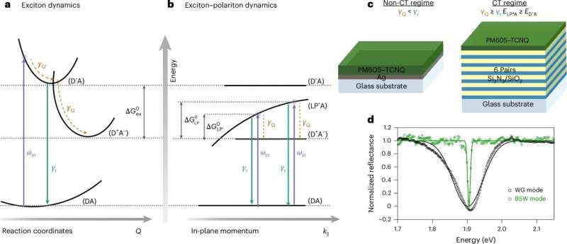 Scientists harness polaritons, making a leap in molecular charge transfer