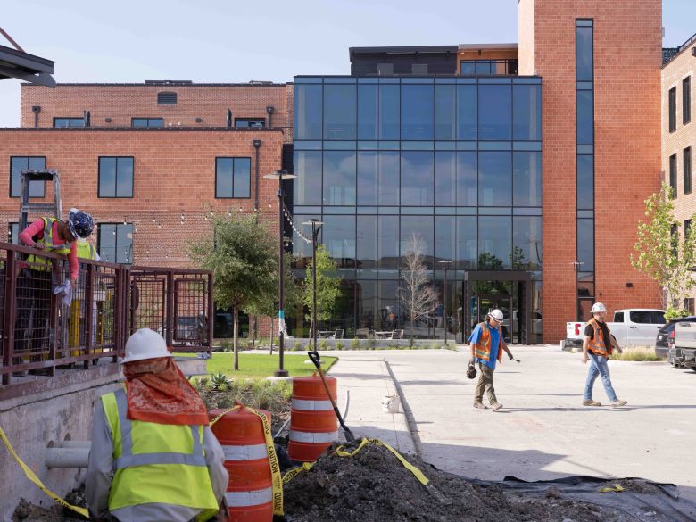 Velocity TX, and the Texas Research & Technology Foundation are nearly complete with the original Merchants Ice Complex.
