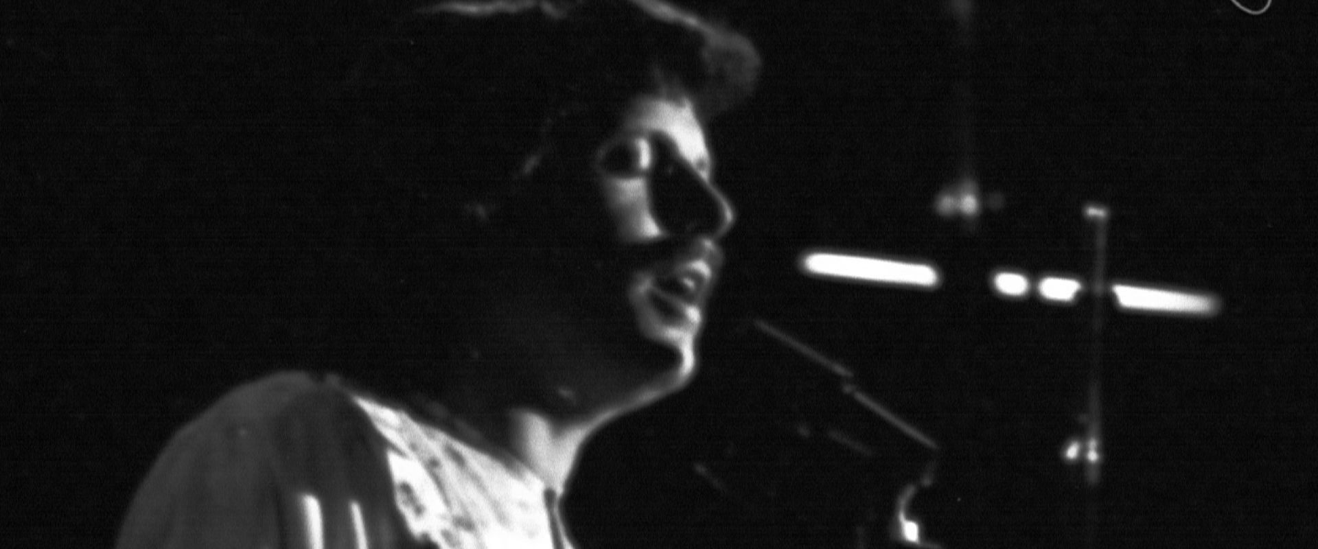 Scott McKenzie performing at 1960s pop festival