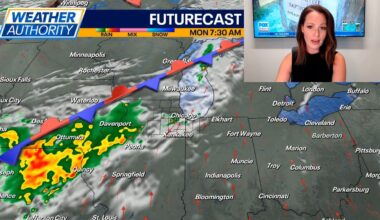 Chicago weather: Storms to start the week, with calmer weather settling in for the latter half