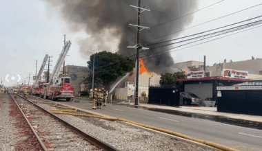 Fire at South LA battery storage facility causes explosion