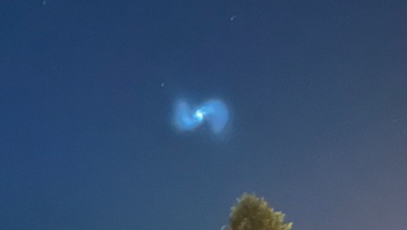 European rocket seen over Susquehanna Valley