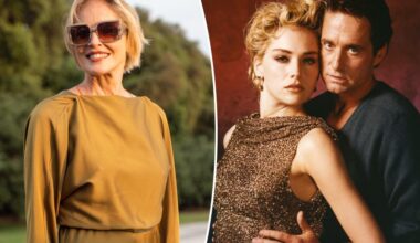 Sharon Stone claims she and Michael Douglas got into public screaming match