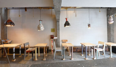 SHAWADS weaves maritime heritage into local fish coffee's ocean-like interior