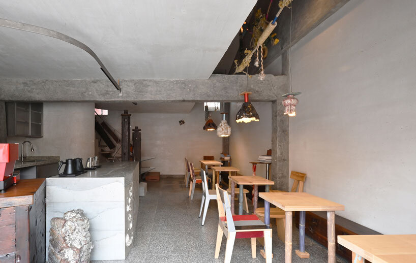 SHAWADS weaves maritime heritage into quanzhou local fish coffee's ocean-like interior
