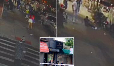 Chilling video shows moments during NYC mass shooting at hookah lounge -- with patrons scrambling in fear