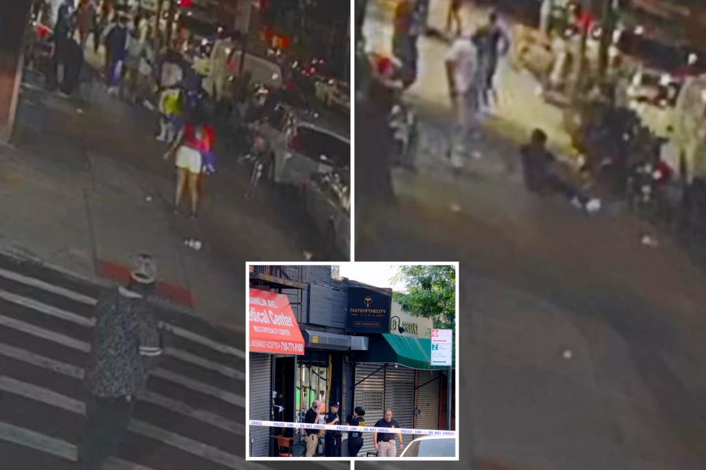 Chilling video shows moments during NYC mass shooting at hookah lounge -- with patrons scrambling in fear